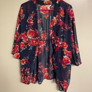 Floral Shawl/Cover Up